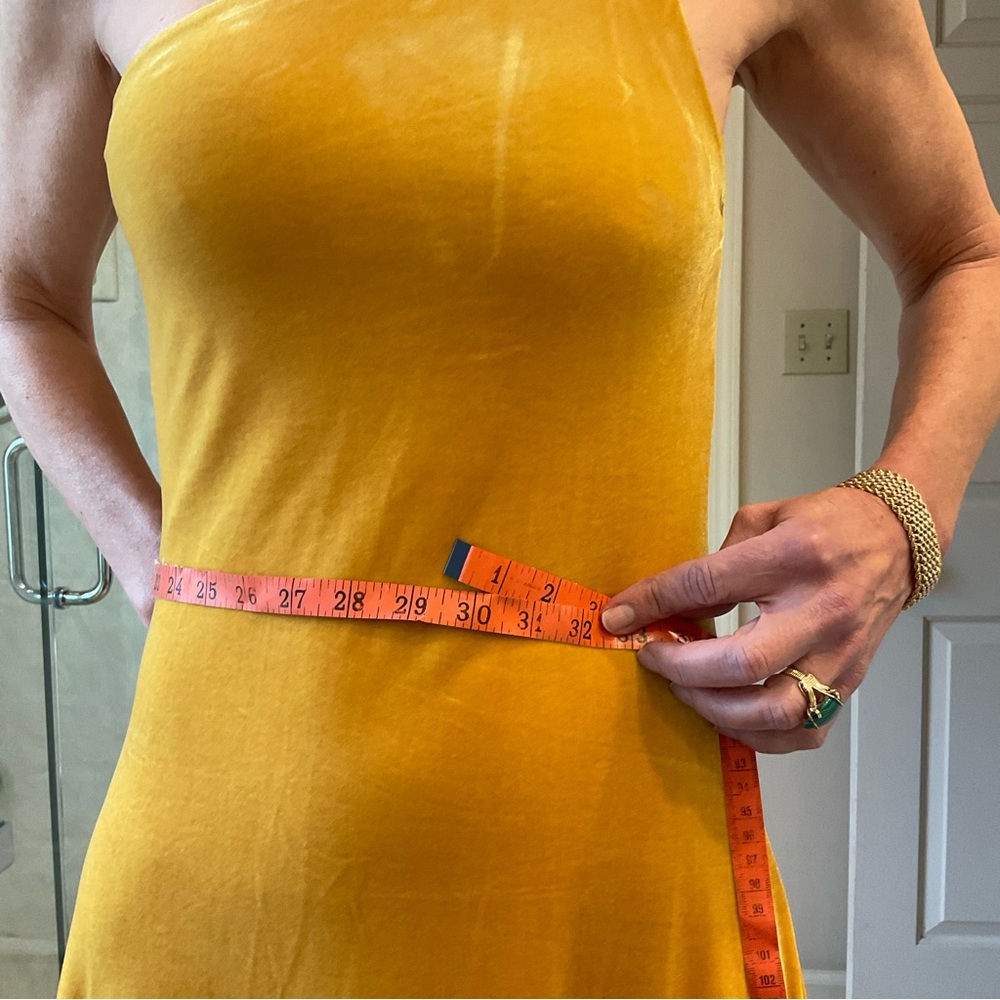 Polo Ralph Lauren One-Shoulder Velvet Stretch Cocktail Dress dress, Sz M - Picture 7 of 16